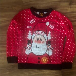Manchester United Red Christmas Sweater
